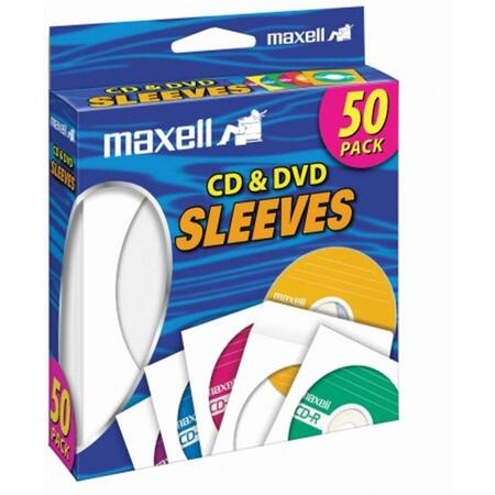 MAXELL CD400 50 pack CD Sleeves 190135